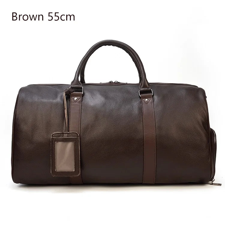 Luxury Genuine Leather Travel Bag