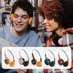 Retro Over-Ear Wireless Bluetooth Headphones - Retro Look With Modern Tech