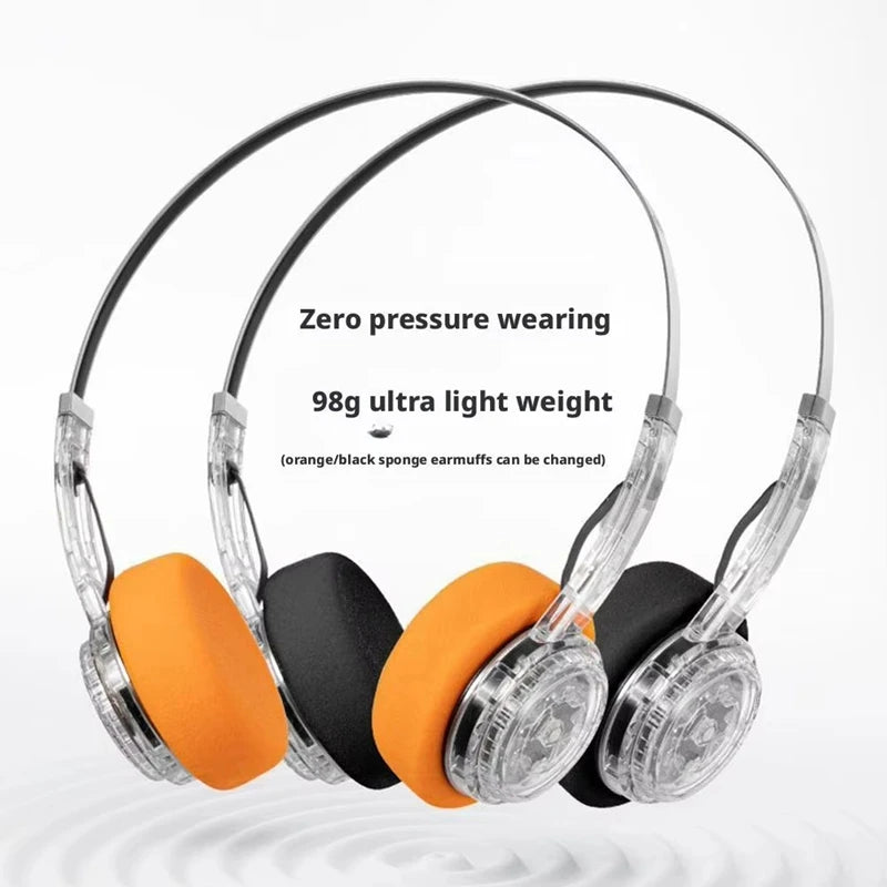 Retro Over-Ear Wireless Bluetooth Headphones - Retro Look With Modern Tech