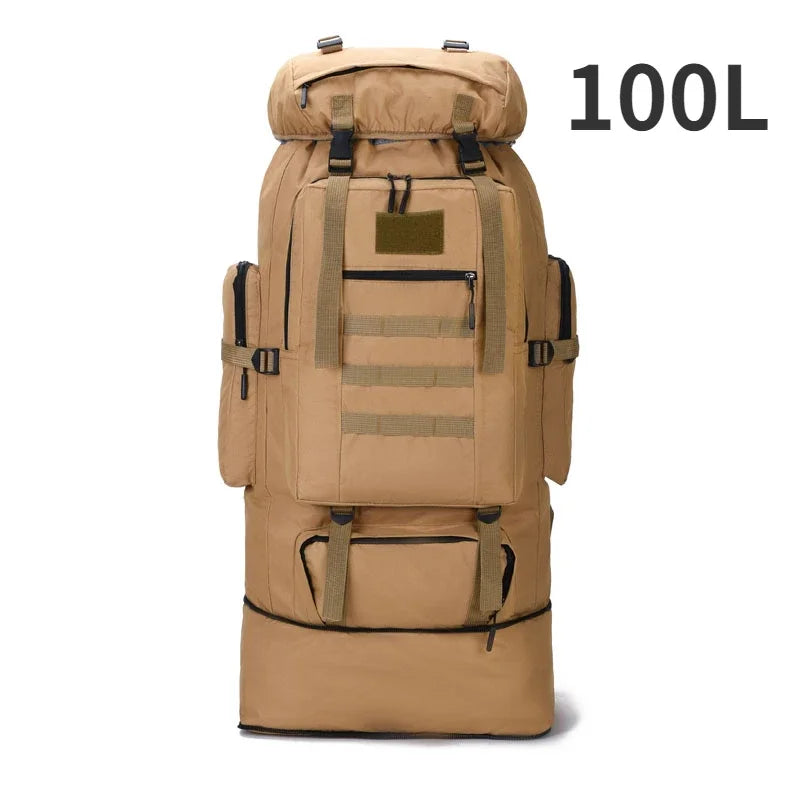 80L/100L  Mountaineering Tactical Backpack
