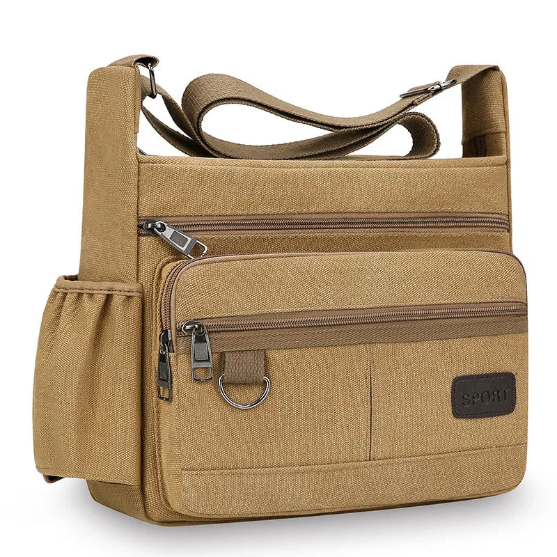 Canvas Shoulder Luxury Messenger Bag