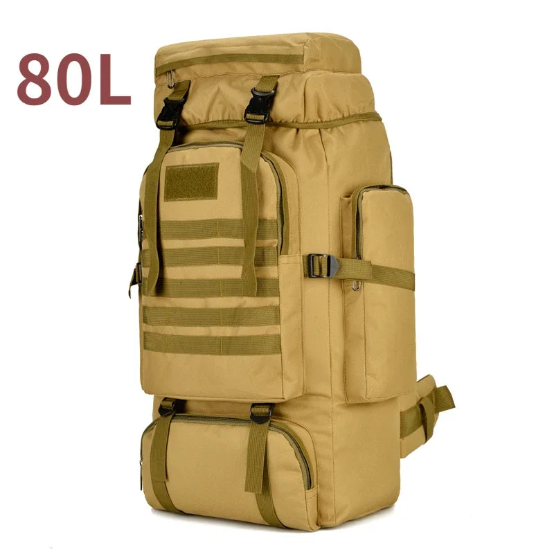 80L/100L  Mountaineering Tactical Backpack