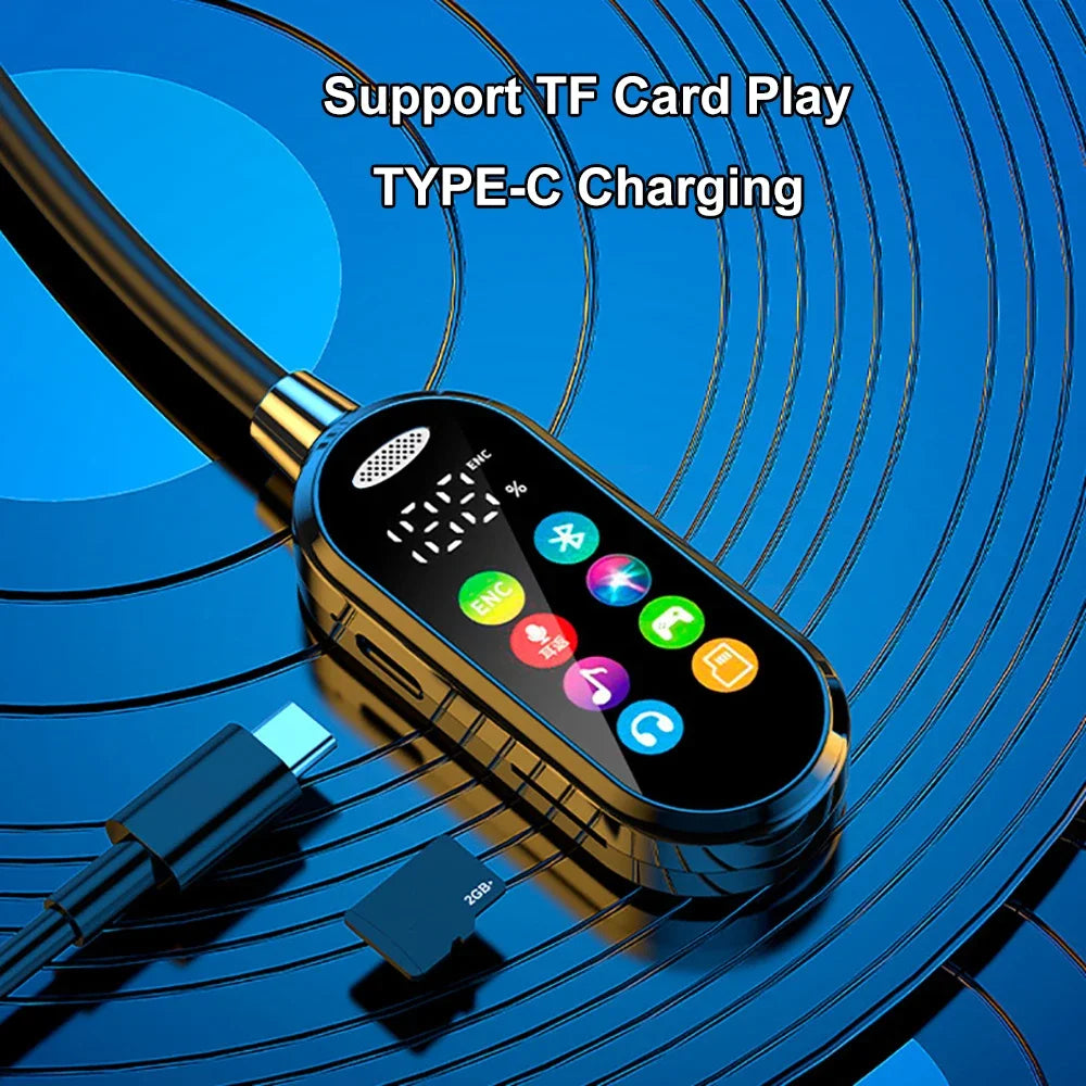 Bluetooth Wireless Earphones With Colour Screen