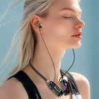 Bluetooth Wireless Earphones With Colour Screen