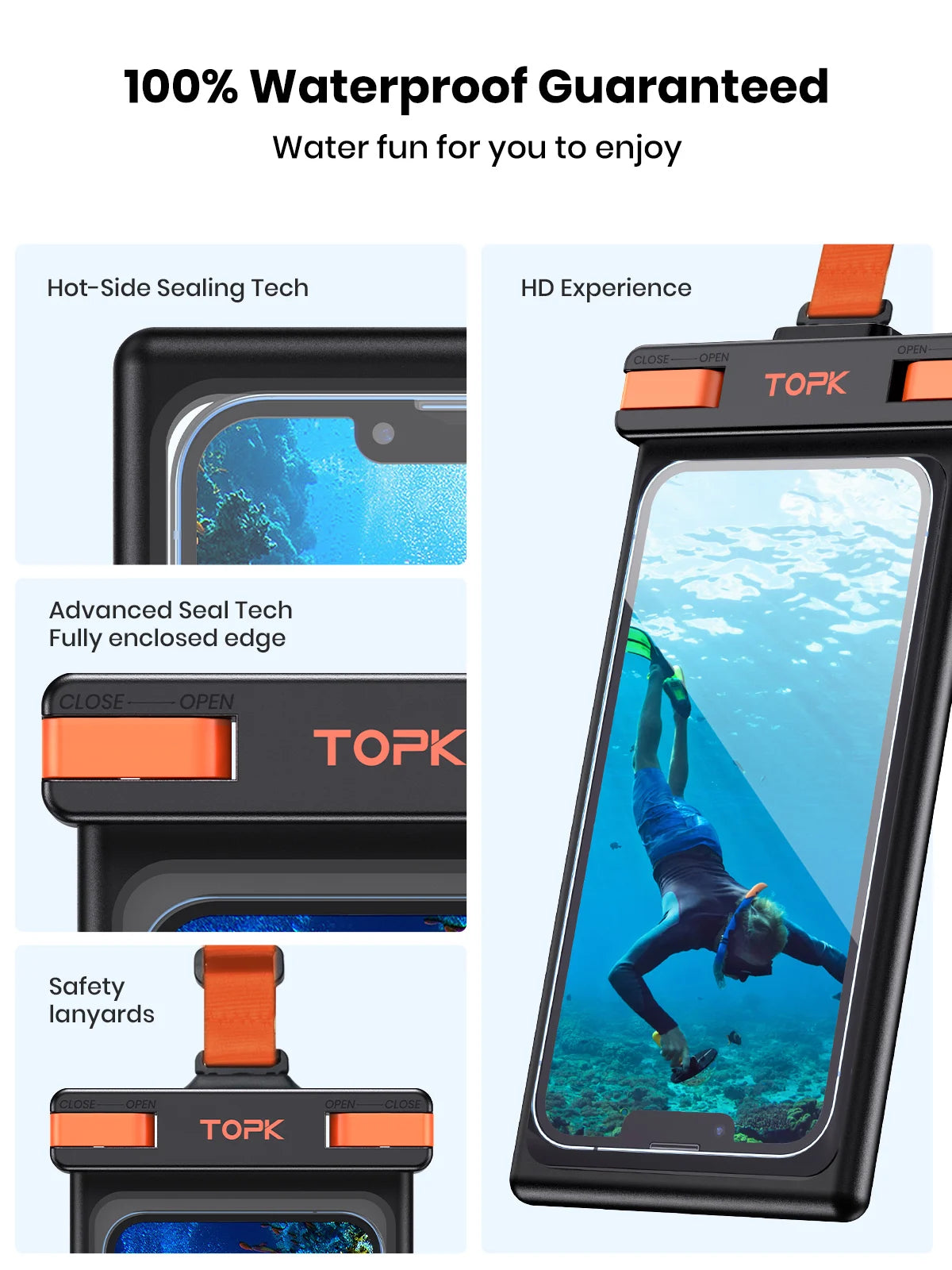 Waterproof Phone Case - Phones Up To 7"