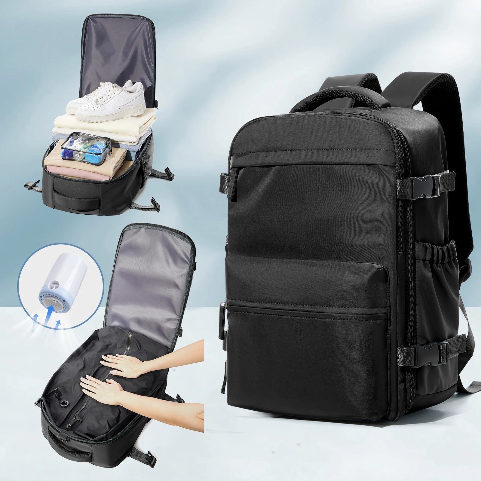Vacuum Compression Travel  Backpack