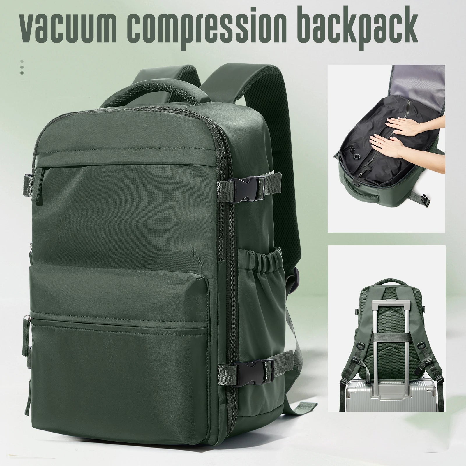 Vacuum Compression Travel  Backpack