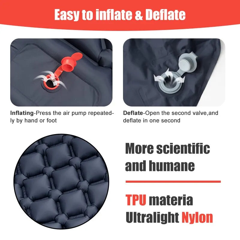 Built In Inflator Ultralight Air Mat