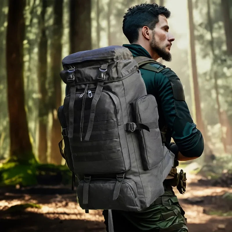80L/100L  Mountaineering Tactical Backpack