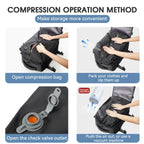 Vacuum Compression Travel  Backpack