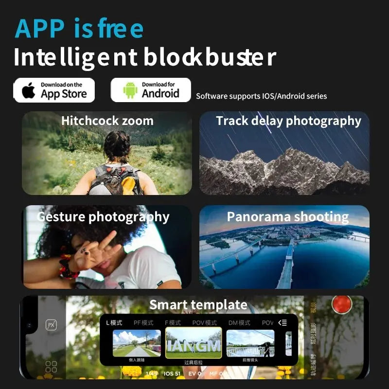 3-Axis Handheld Foldable SmartXE Mobile Phone Gimbal