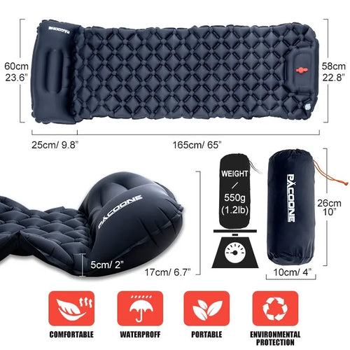 Built In Inflator Ultralight Air Mat