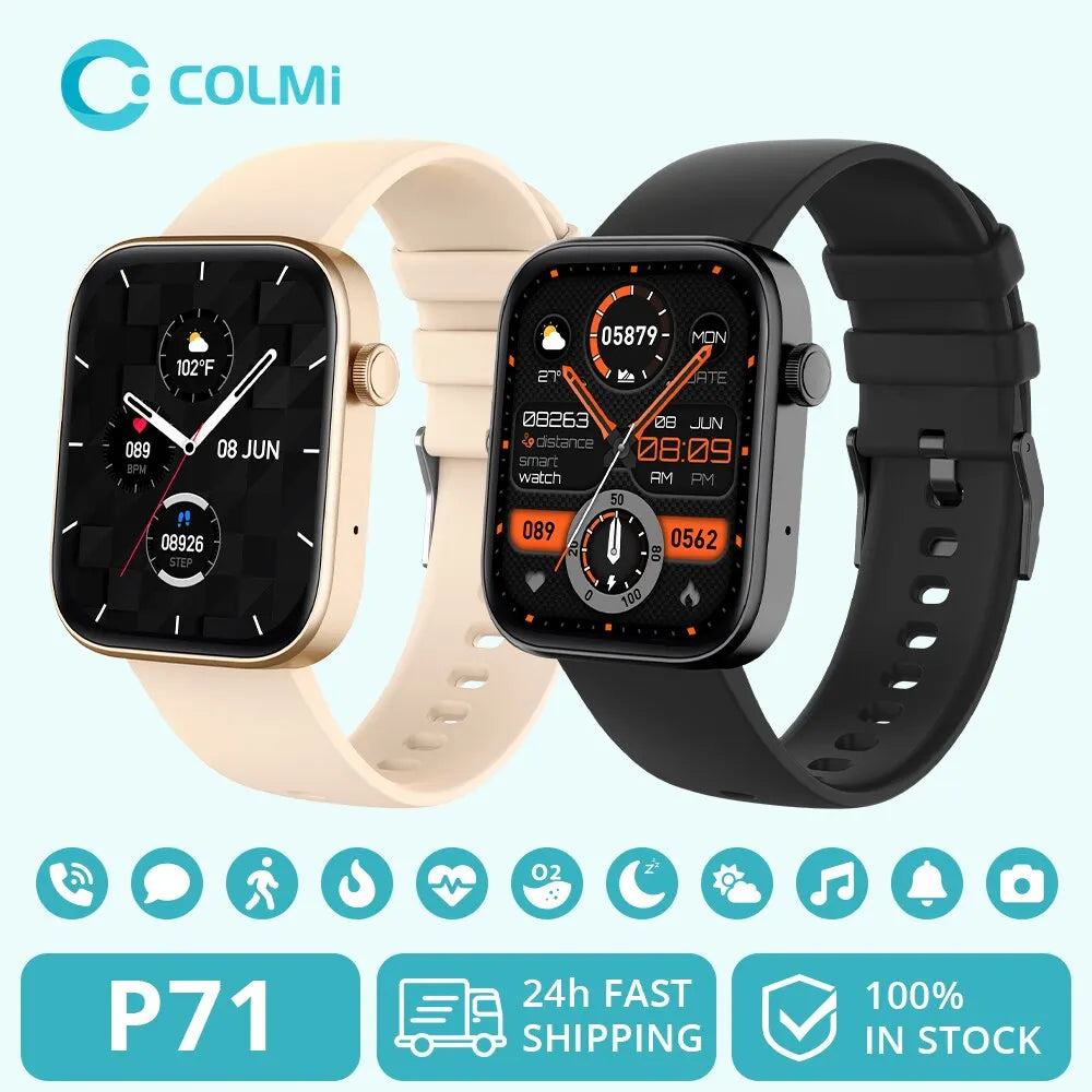 Waterproof Travel Smart Watch - Buy1 Get 1 Half Price