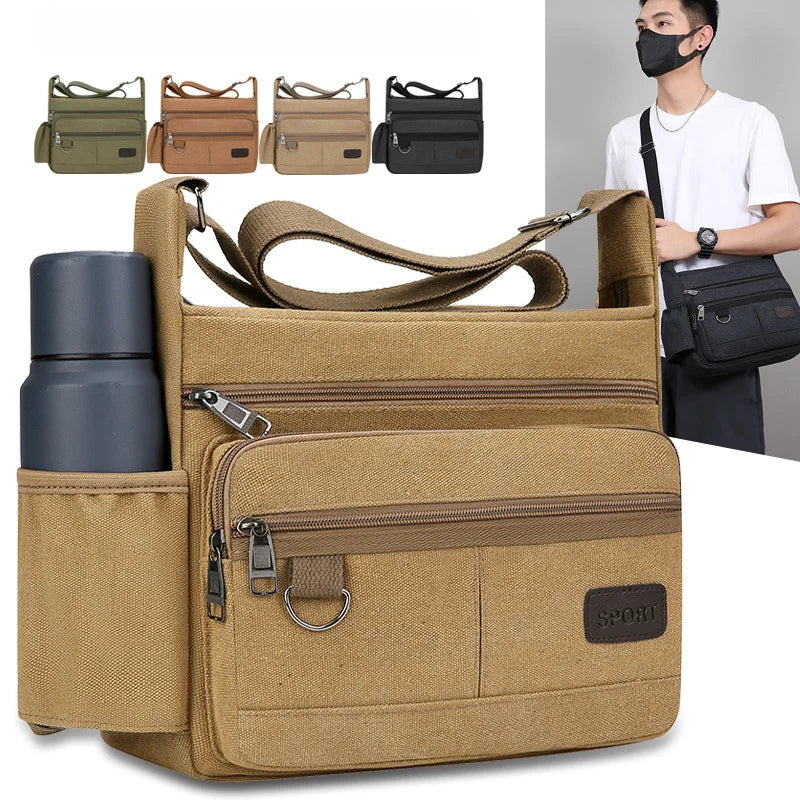 Canvas Shoulder Luxury Messenger Bag