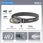 Multifunctional Head Torch Kit USB Rechargeable
