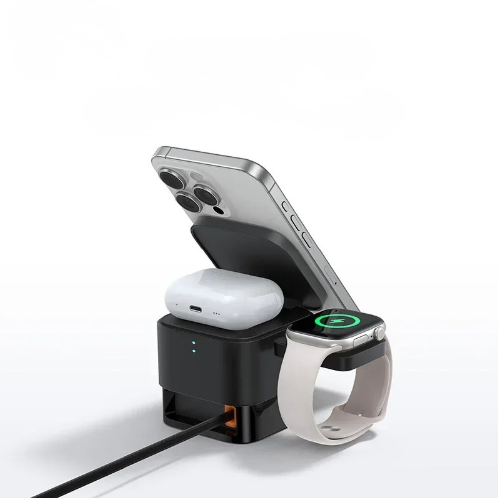3 in 1  Magnetic Wireless Charger Stand ForYour Apple Devices