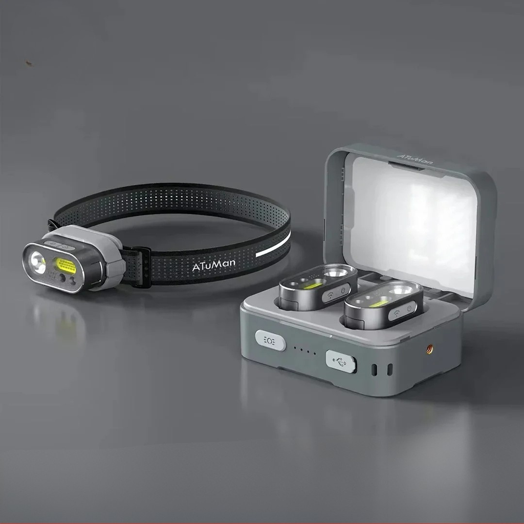 Multifunctional Head Torch Kit USB Rechargeable