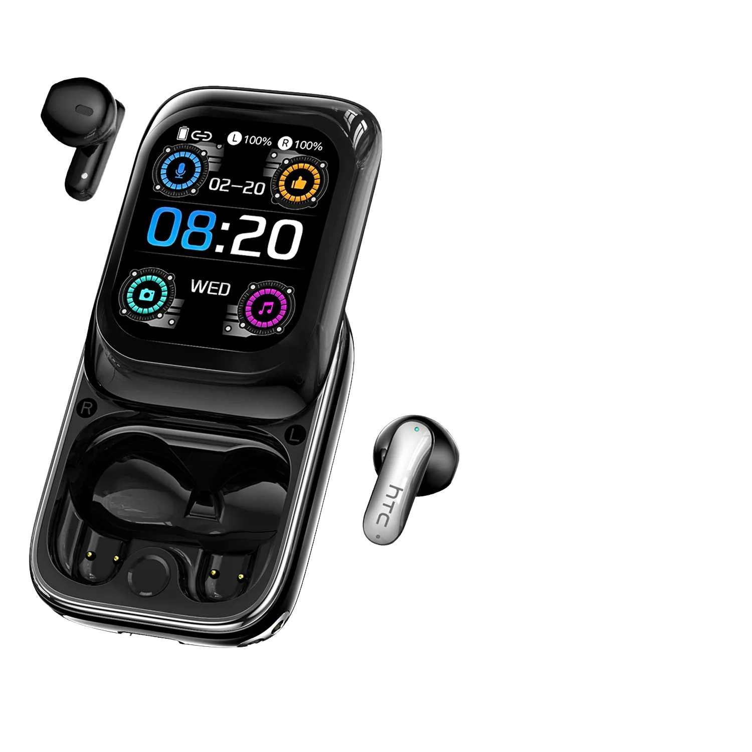 Ultra HD Screen AI Translator Earbuds